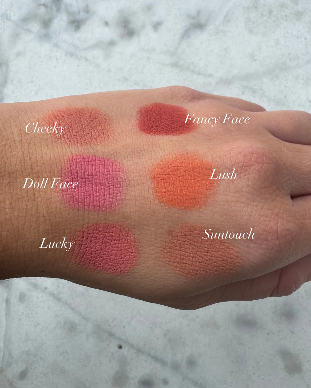 Air blush cream doll face