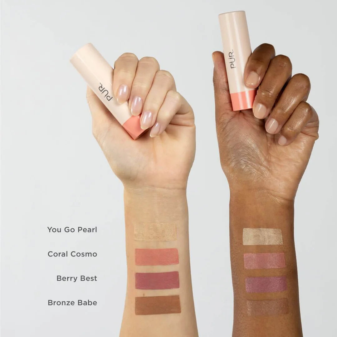 Silky tint creamy multitasking stick coral cosmo