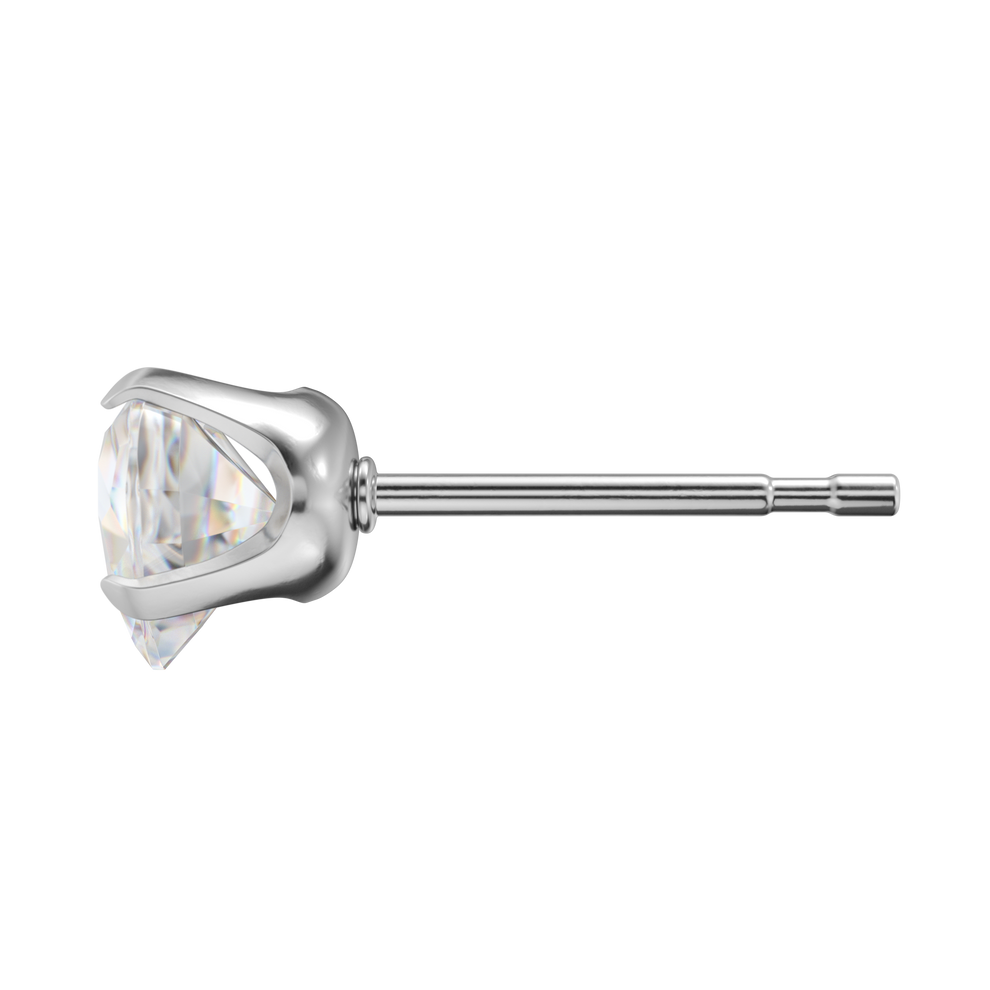 Cubic zirkon hjärta 5 mm