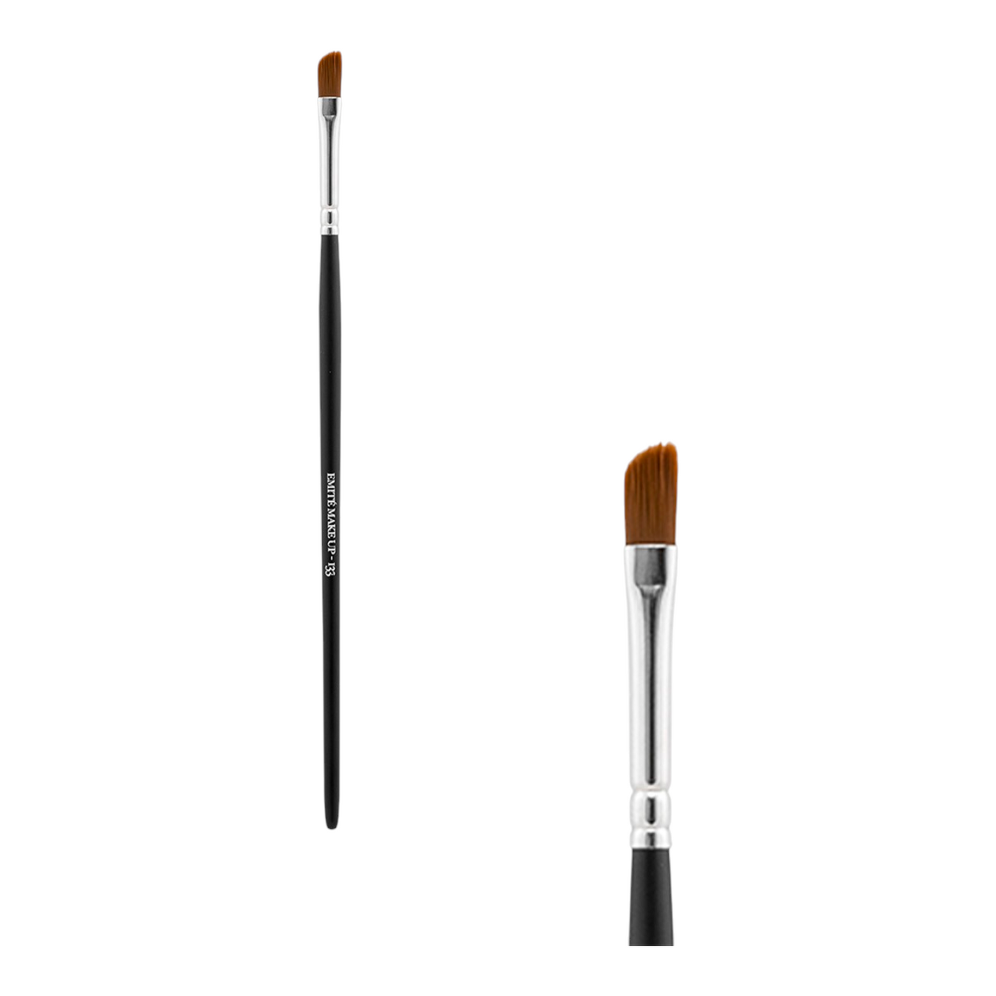 Slanted lip/eyeliner brush 133