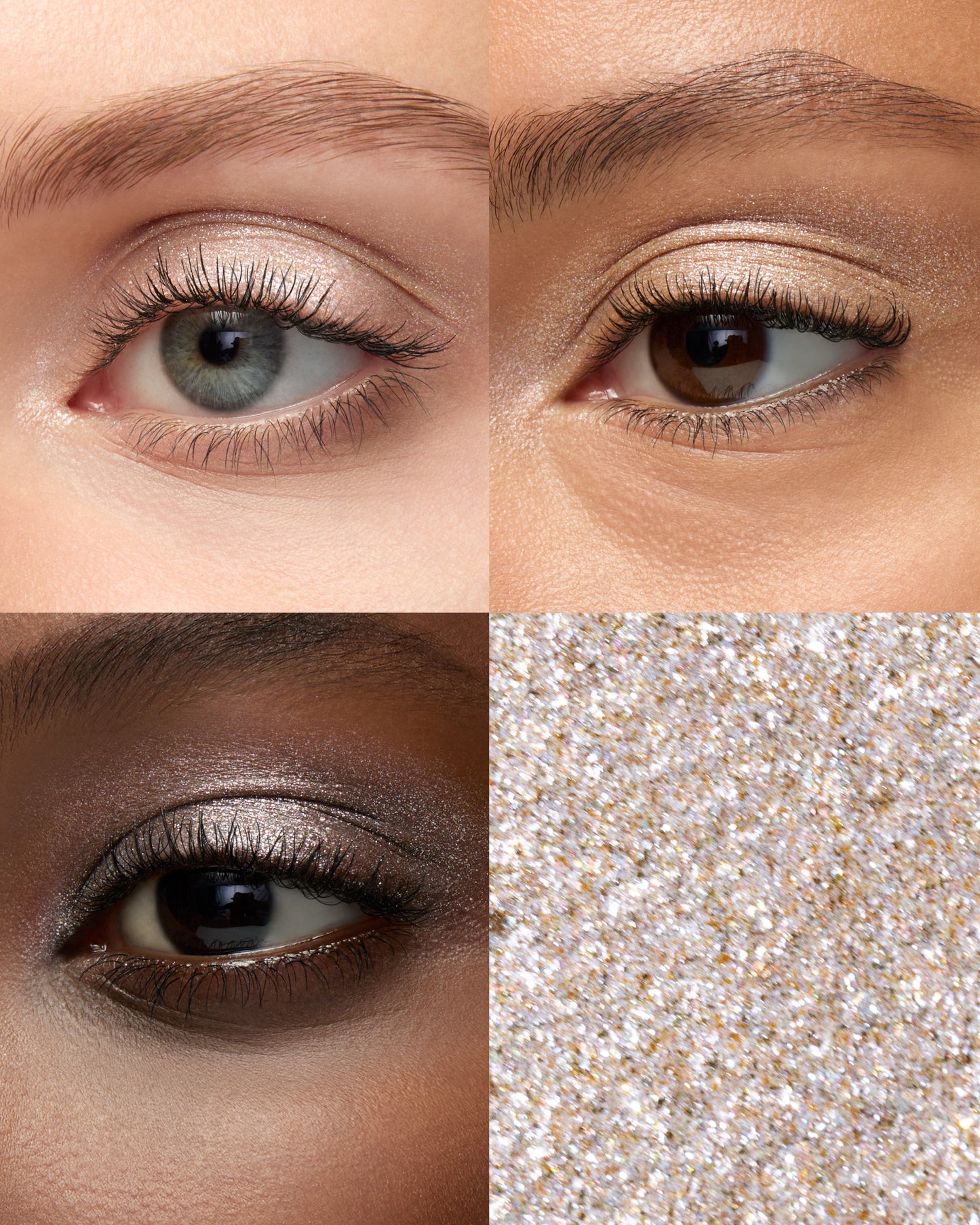 Shimmer glow eyeshadow - 54 Silver glam