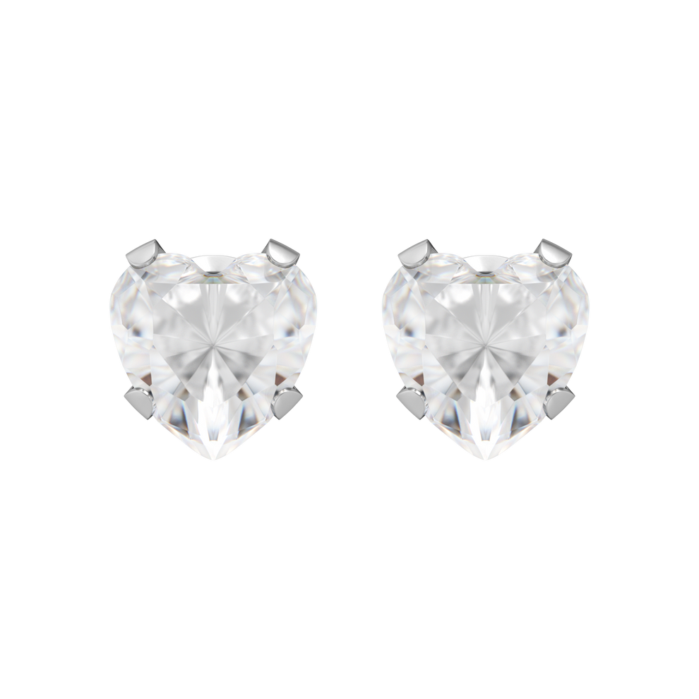 Cubic zirkon hjärta 5 mm