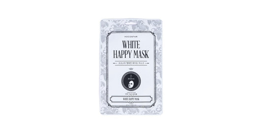 White happy mask