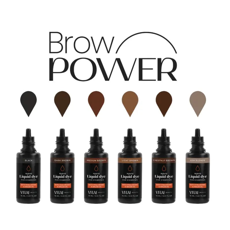 Brow Power Liquid Hybrid Dye - Dark brown